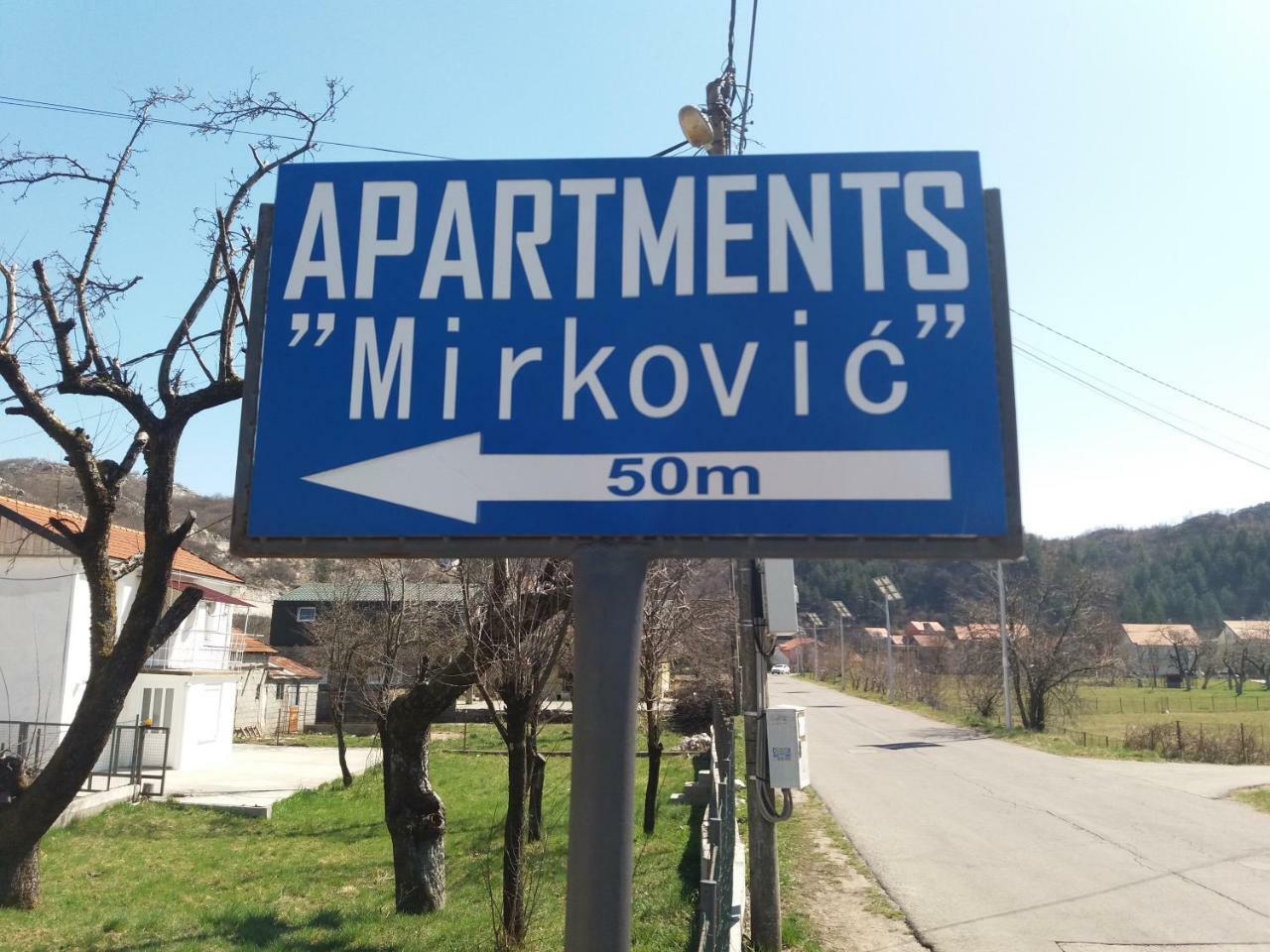 Apartments Mirkovic Cetinje Eksteriør billede